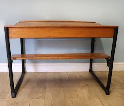 A Wonderful Early 20th Century Oak And Iron Framed School ...