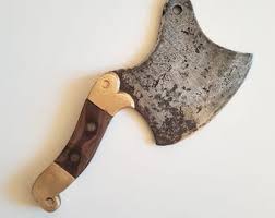 Antique Russian Imperial 19th Meat Cleaver Chopper Butcher Axe Knife - Etsy