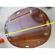 Biggs Furniture Chippendale Style Solid Cherry Butcher Tray Coffee Table, 1960s | Chairish