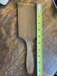 vintage wood butter paddle/pasta/ridges/10”/primitive | eBay