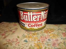 Vintage Butternut Specially Mellowed Coffee Tin Can 4" 1 ...