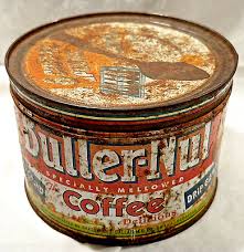 Vintage Butter Nut 1 Pound Drip Grind Coffee Tin 6 Spoon ...
