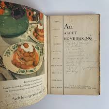 Vintage Book, All About Home Baking, 1937 - Etsy