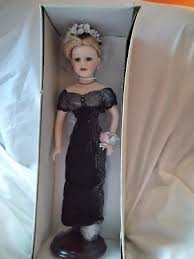 Porcelain Doll Butterfly Kisses Precious Collectible Black ...