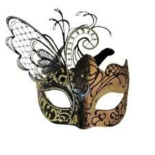 Party Supplies | Butterfly Wing Black And Gold Masquerade ...
