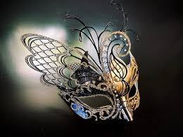 Black Gold Masquerade Masks for Couples - Masquerade Store