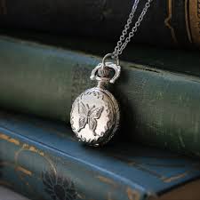 Small Silver Pocket Watch Necklace – Ragtrader Vintage