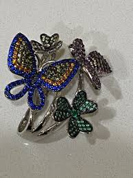 sparkling butterfly slider | eBay