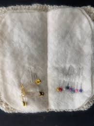 Cream Crocheted Pins and Needles Holder - Etsy