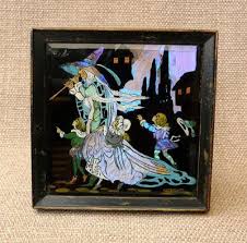 1920's BUTTERFLY WING PICTURE_"PIED PIPER of HAMELIN" (Patent No. 202213 on pic) | #310002735
