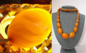 Vintage Butterscotch Amber Bakelite Faturan Necklace Graduated Beads Circa 1930 | eBay