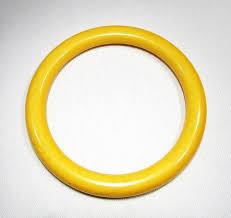 Vintage Yellow Bakelite Bangle Bracelet C2774 | eBay