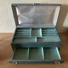 Vintage Full Size Jewelry Box by Buxton - Etsy