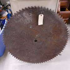 31-1/2" Diameter Round Steel Buzz Saw Mill Blade Vintage | eBay