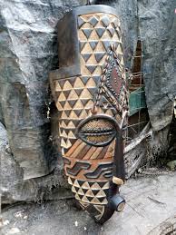 Vintage Kuba Tribe Mask DRC Africa Congo Original Wood Art Carving Antique Shelf Table Wall Hanging Deco Brass Red Orange Yellow Cowry Shell - Etsy Ireland