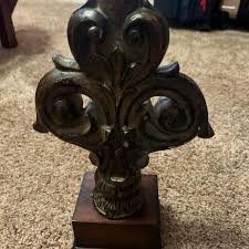 Small vintage metal tray With floral motif, super... | Depop