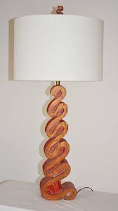 Sculptural Mid-Century Modern Lamp For Sale at 1stDibs