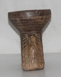 Antique Wooden Handcrafted Engraved Agriculture Seed Holder ...