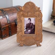 Chip Carved Wood Frame - Antique Handcrafted Sculpted Wall Photo Frame - Whimsical Unusual Art Deco Picture Frame - Etsy UK