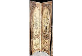 Carved Wood Room Screen