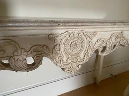 Century Furniture Marble Top Console | Chairish