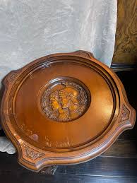 20 Th Century French Baroque Carved Table With Tray Top - Etsy