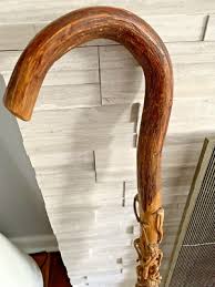 Vintage Primitive Vine Cane American Folk Art Walking Stick | eBay