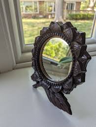 Vintage Sunflower Frame Vanity Makeup Mirror RARE Stand or Wall Mount | eBay