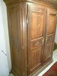 Two-door Louis Seize Oak Cabinet With Fine Carvings Around ...