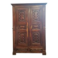 Two-Door Wooden Wardrobe for sale at Pamono