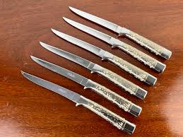Set of Six Vintage Carvel Hall Steak Knives - New Canaan ...
