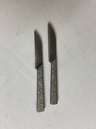 QUIKUT Pairing Knife Lot Of 2 Vintage Stainless Knives Metal ...