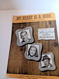 Vintage Sheet Music My Heart Is A Hobo Bing Crosby 1947 | eBay