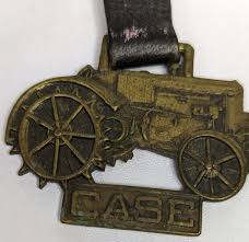 Rare Used Antique Case Tractor Metal Watch Fob 5 " Long | eBay