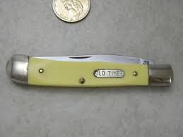 Schrade+- Old Timer- USA- 970T- Yellow- Pocket Knife | eBay
