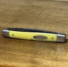 Yellow Bone Handle Collectible Vintage Factory Manufactured ...