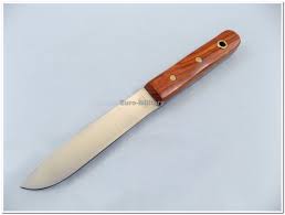BW German Army Sailors Knife Wooden Handle w/ Leather Black ...