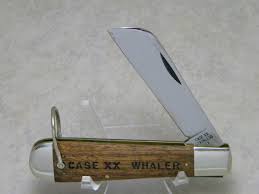 Case XX Stainless USA 3 Dot (1977) Wood 1199 SH R Case XX Whaler Knife