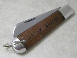 Case XX Stainless USA 3 Dot (1977) Wood 1199 SH R Case XX Whaler Knife