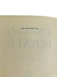 Ian Fleming Vintage Casino Royale First Edition Available ...