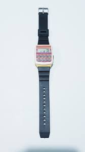 Vintage Casio Digital Calculator Watch LDF-40 Pinky white | eBay