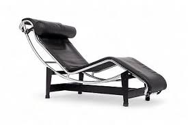 Original Cassina Black Leather LC4 Chaise Lounge Chair by Le Corbusier 2006 | eBay