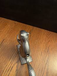 Vintage? Cast Aluminum Squirrel Nut Cracker Mechanical Log ...