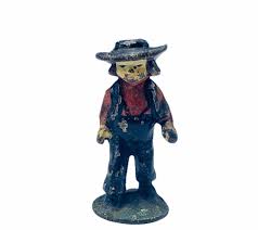 CAST IRON AMISH Toy Figure Mennonite Church Jakob Ammann ...