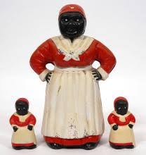 Sold at Auction: Aunt Jemima Cast Iron Coin Bank & Ceramic ...