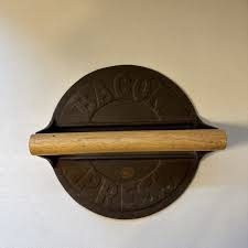 Cast Iron Grill Press In Collectible Cast Iron Cookware for sale | eBay