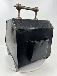 Vintage Antique Fireplace Coal Soot Box Metal Victorian | eBay