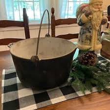 Antique # 8 Cast Iron Bean Pot Cowboy Kettle Drum NICE… L@@K | eBay