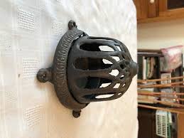 One Antique Cast Iron String Holder with Base | eBay