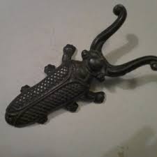 Cast Iron Cockroach or Beetle or Cricket Shaped Boot Jack - Western Boot Remover - Fun Antique Figural Form -LARGE 12" Form - Etsy